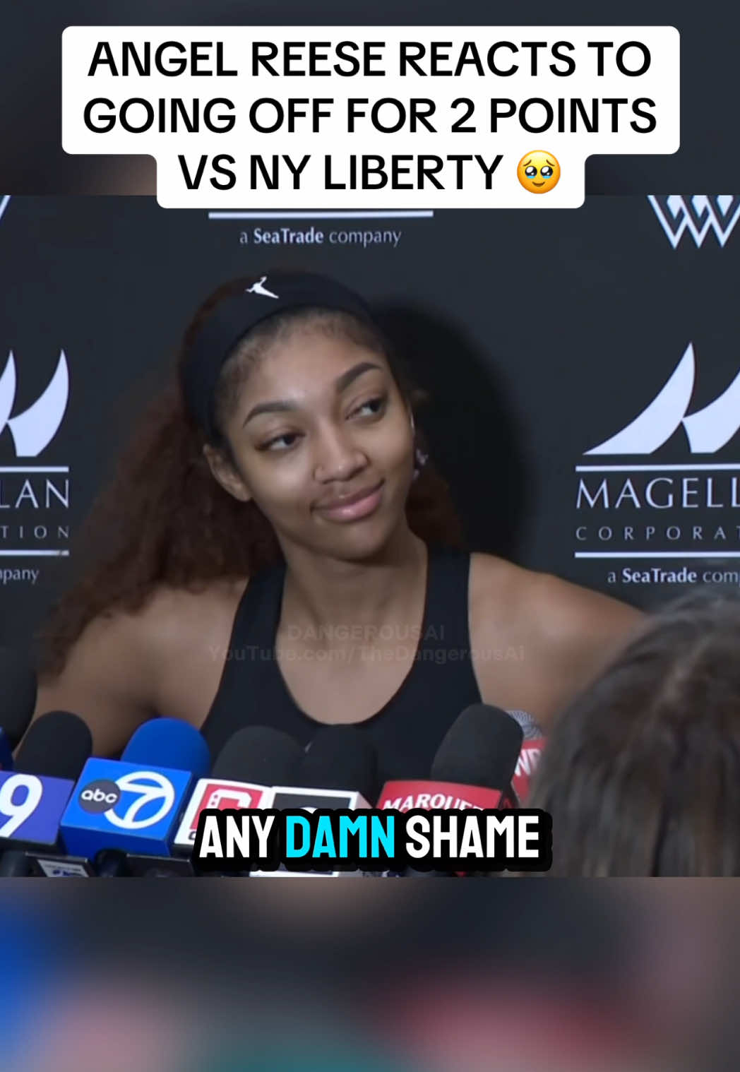 Angel Reese GOES OFF for 2 Points and 5 Turnovers vs New York Liberty as Chicago Sky gets blown out by 30 again 🥹 - I used Parrot ai to edit this, link in bio 👆🏻 #parrotai #angelreese #caitlinclark #WNBA 