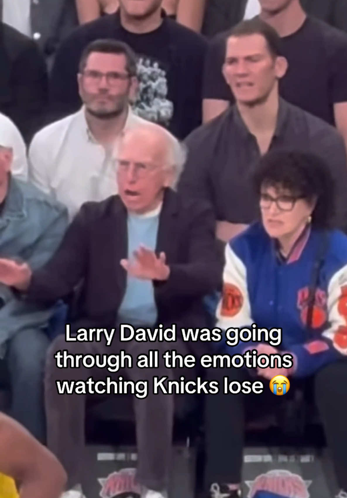 This was literally an episode of Curb 😭 (via alexsubers/X) #NBA #newyorkknicks #curbyourenthusiasm 