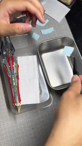 Dán decal Nemesis, decal gì mà nó mỏng #Nemesis #modelkit #gundam #gunpla #mohinhgundam 