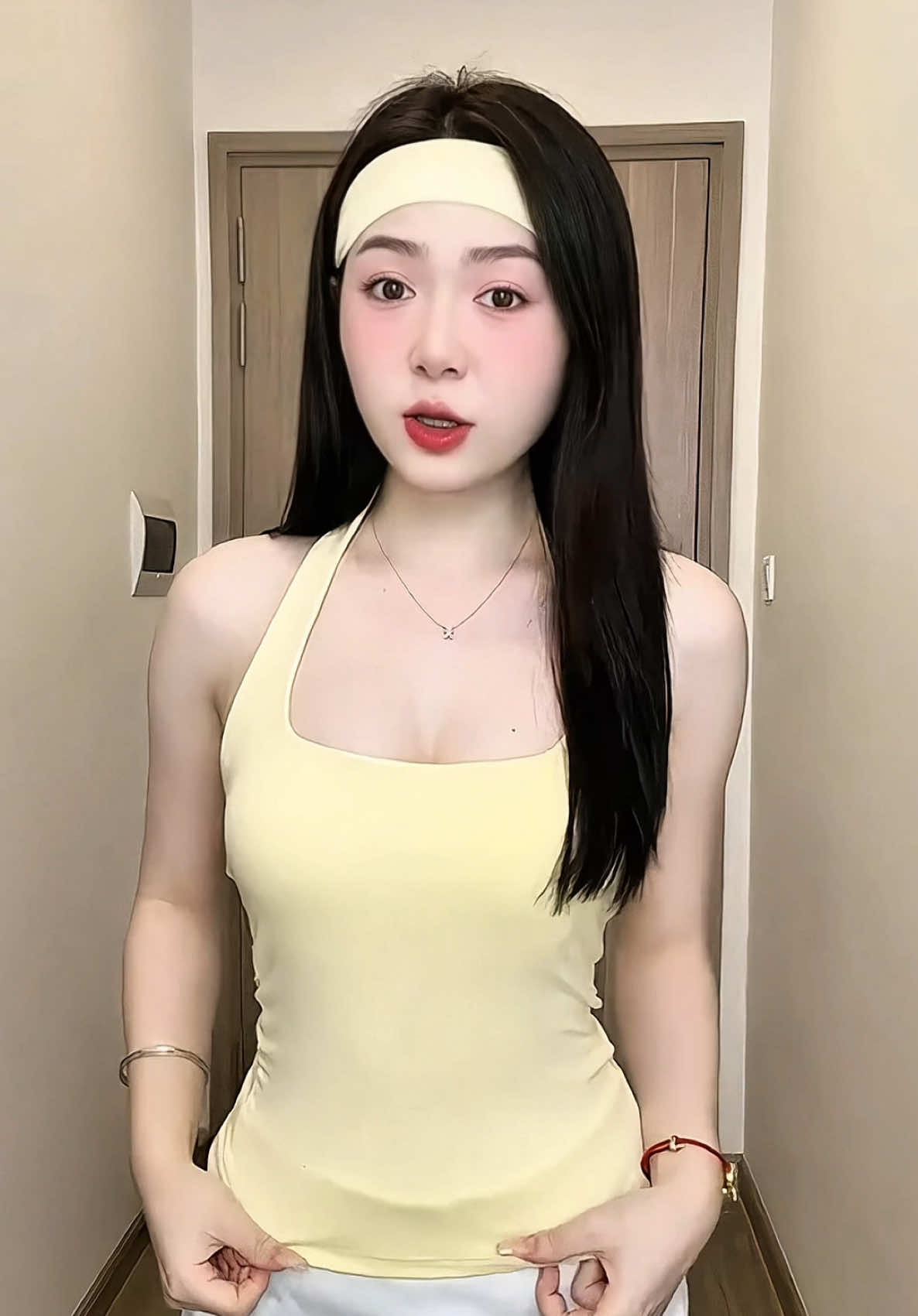 [TẶNG BĂNG ĐÔ] Áo Cổ Yếm Ôm Body Quyến Rũ Năng Động #xuhuong #thoitrangnu #review #phoidoxinh #aocoyem #aoyem 