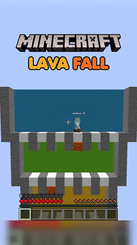 lava fall #Minecraft #lavafall #minecraftminigames #minecrafter