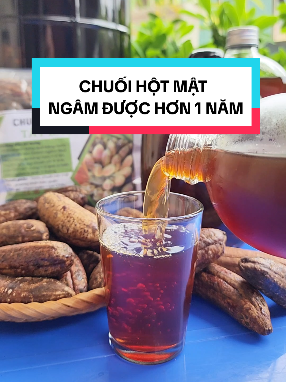 Đập hộp bình chuối hột mật Tây Bắc ngâm được hơn 1 năm, thơm ngon dễ uống #CapCut #chuoihotrung #chuoihot #beptueman #dacsantaybac 