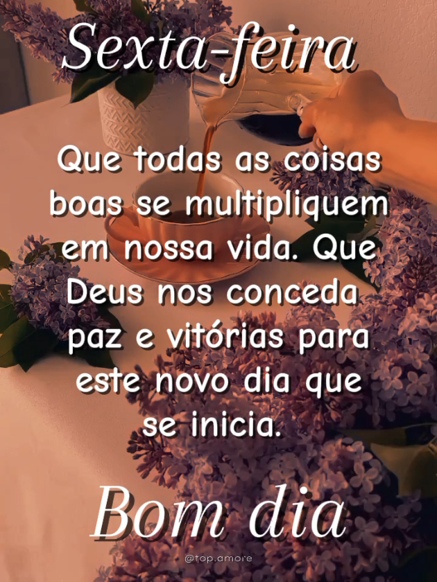 Bom dia! 🙌 🙌 . . . . . . #bomdia #sextafeira #status #statuswhatsapp #Deus #bomdiaabençoado #bomdiaaaaa 