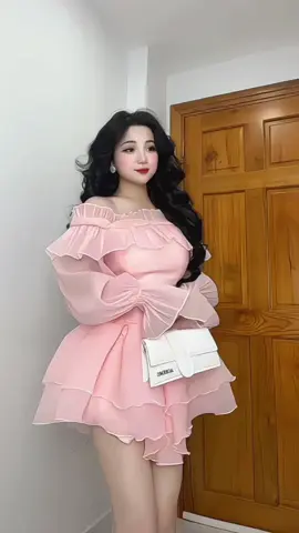 Váy Tơ Trễ Vai Tiểu Thư Tay Phồng #váy #vayxinh #vaytieuthu #thoitrangnu #xuhuong 