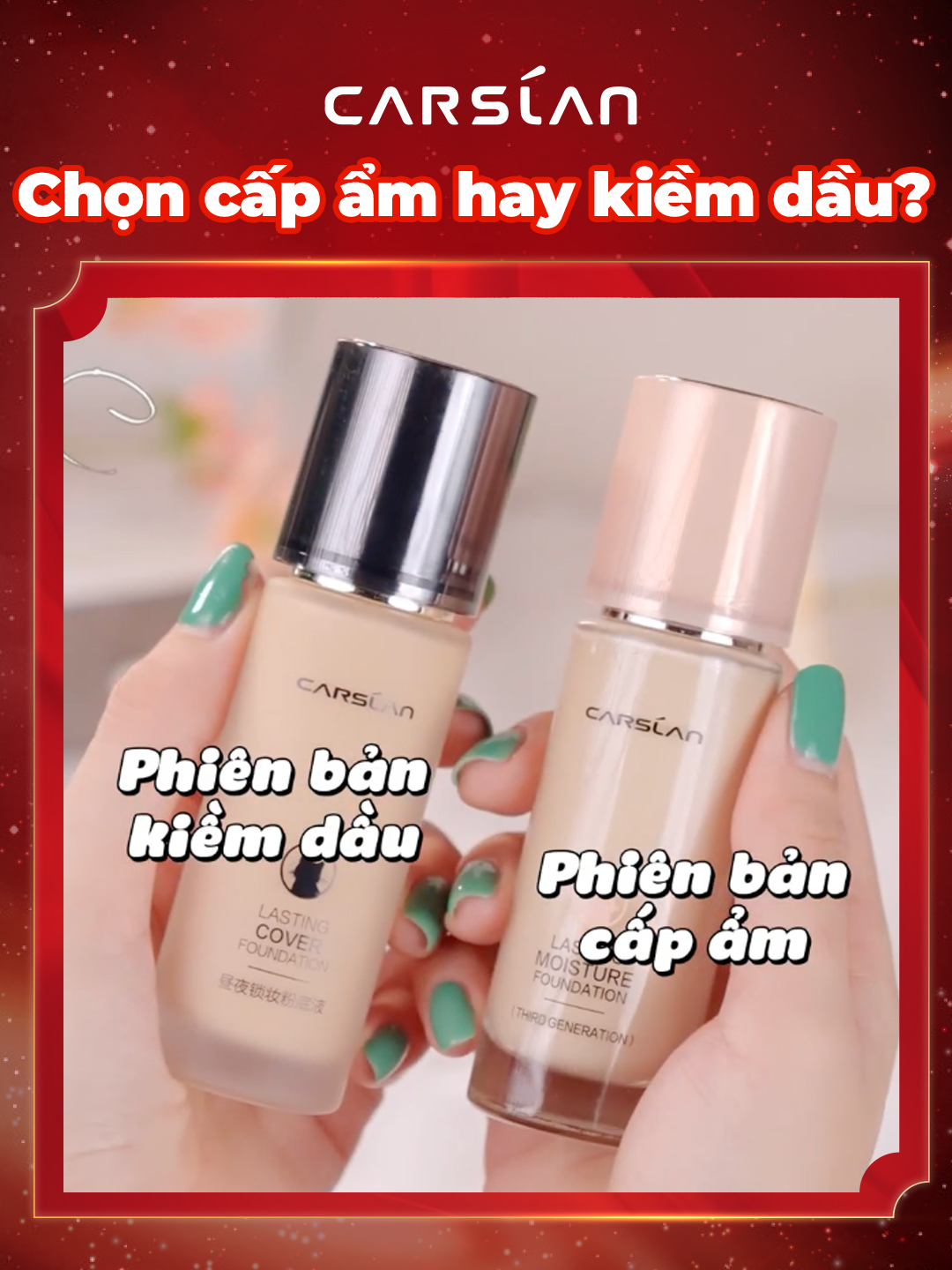 Để Carslan hướng dẫn bạn cách chọn loại kem nền phù hợp cho da nhé #carslan #carslanvietnam #goclamdep #makeup #kemnen
