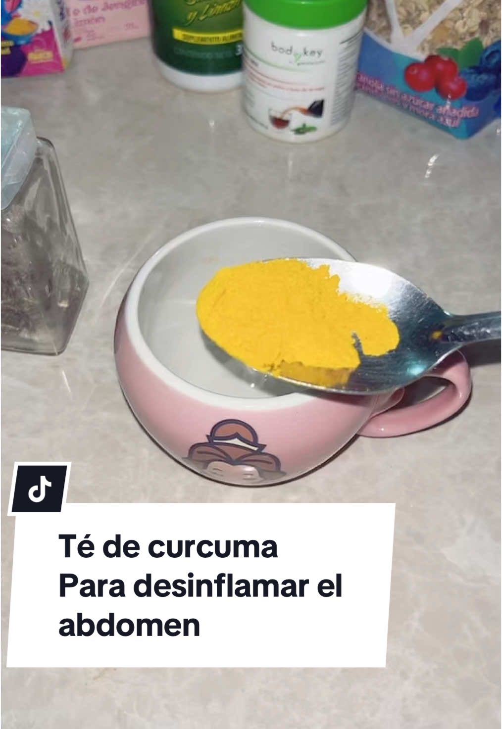 Té para desinflamar el abdomen y andar sin pancita 🫣 #te #té #tedecurcuma #fyp #foryoupage 