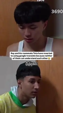 #Ray and his roommate #Tota have resorted to using google translate because neither of them can understand each other😭 