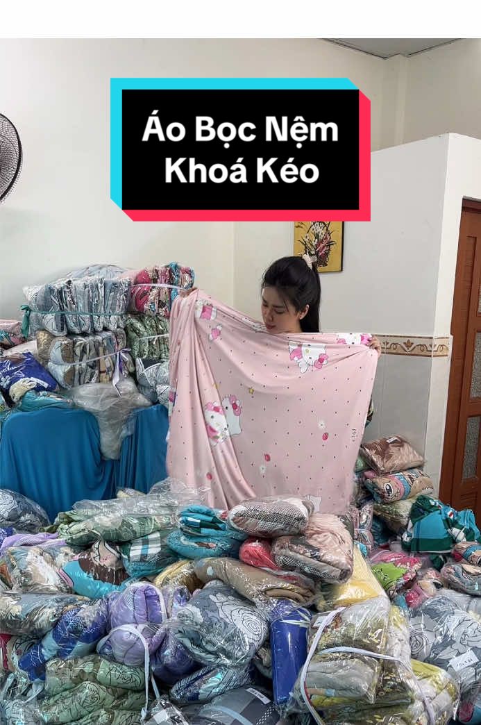 Áo Bọc Nệm Khoá Kéo #aobocnem #aoboc #aobocnemkhoakeo #aobockhoakeo #namphatbedding #fyp #viral #sale 