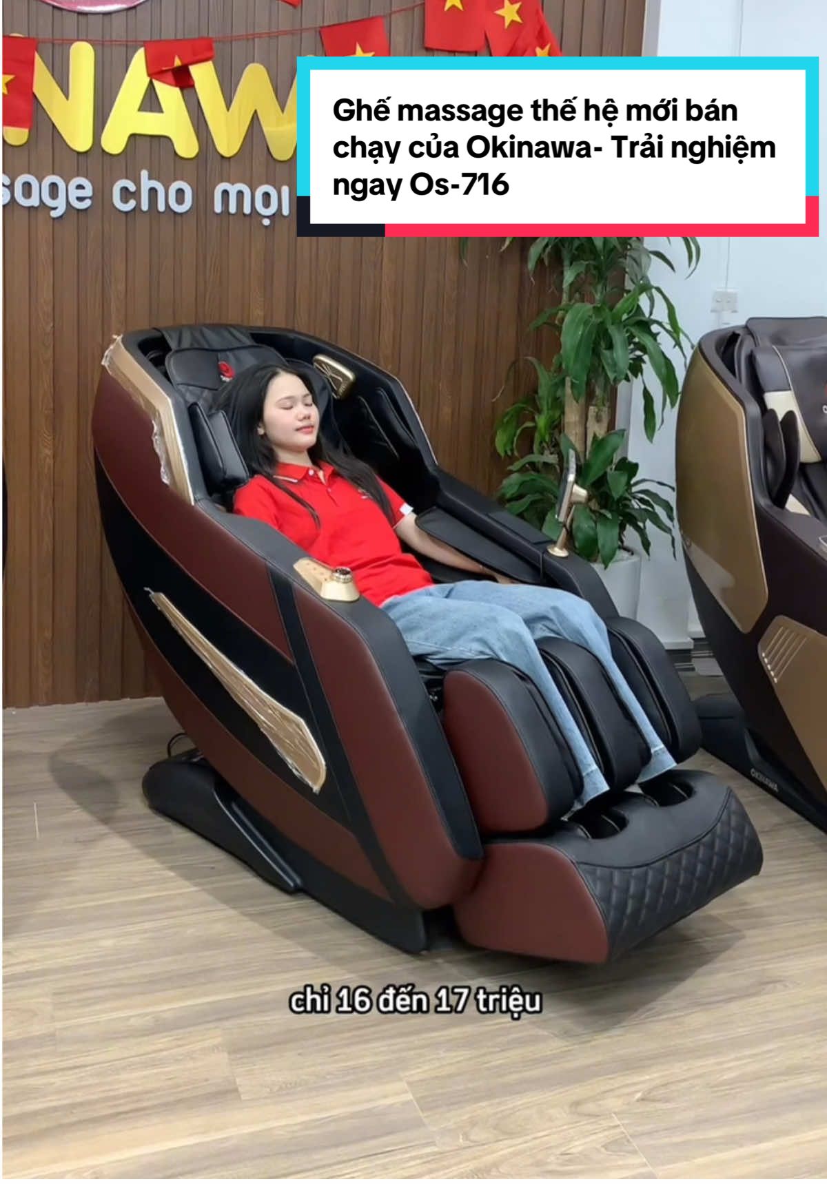 ✅ Ghế massage Okinawa Os-716: Sản phẩm đang được khách hàng ưu chuộng bởi tính năng-công nghệ và thiết kế hiện đại. Săn sale tại live stream hoặc chát với Okinawa chính hãng để nhận thêm ưu đãi 🎁💸 nhé. #ghemassageokinawa #chinhhanggiatot #reviewghemassage #GheMassage #okinawachinhhang #ưudaighemassagegiatot #4d 