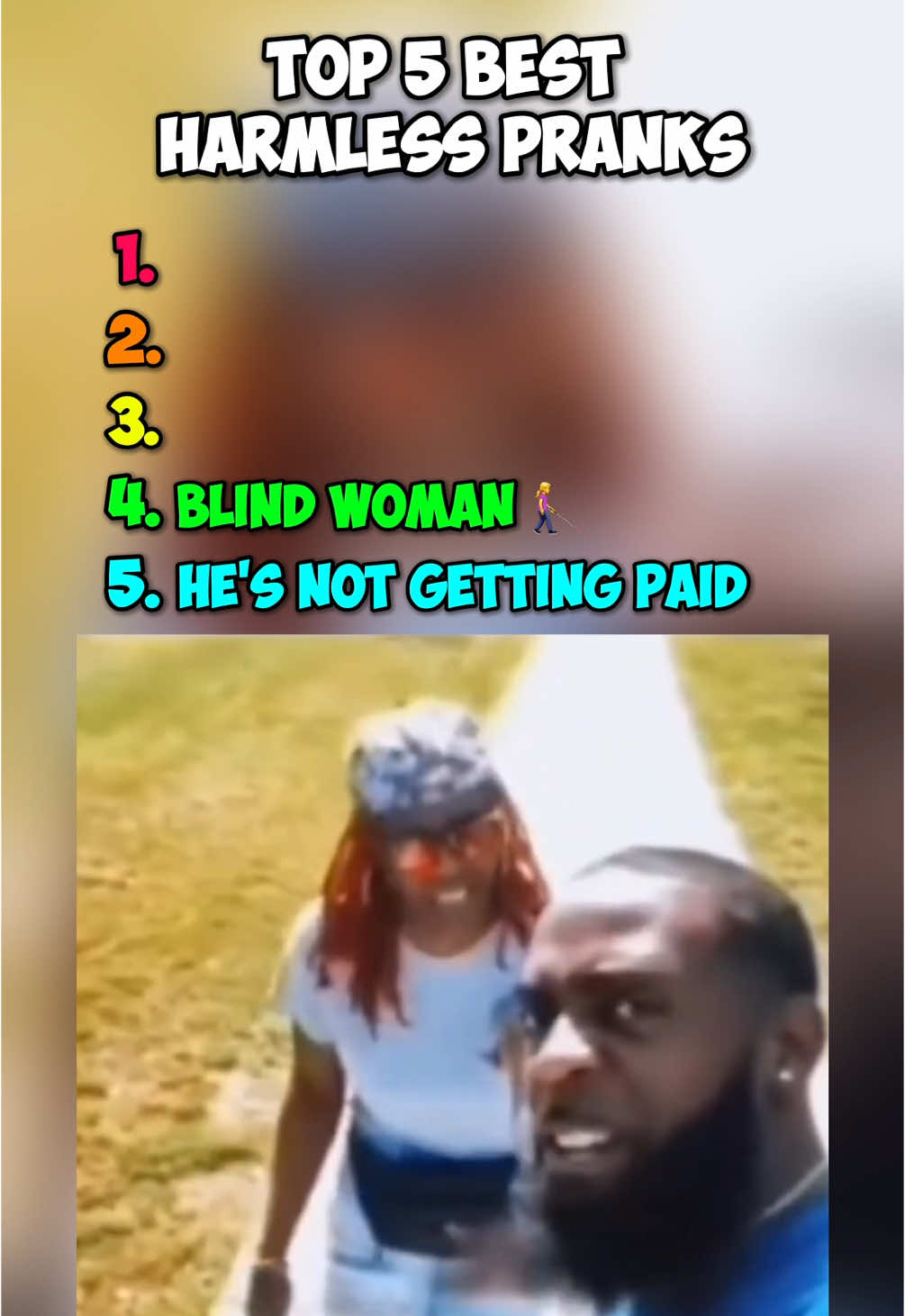 Top 5 Best Harmless Pranks #top5 #pranks #harmlessprank #bestmoments #funny #fyp 