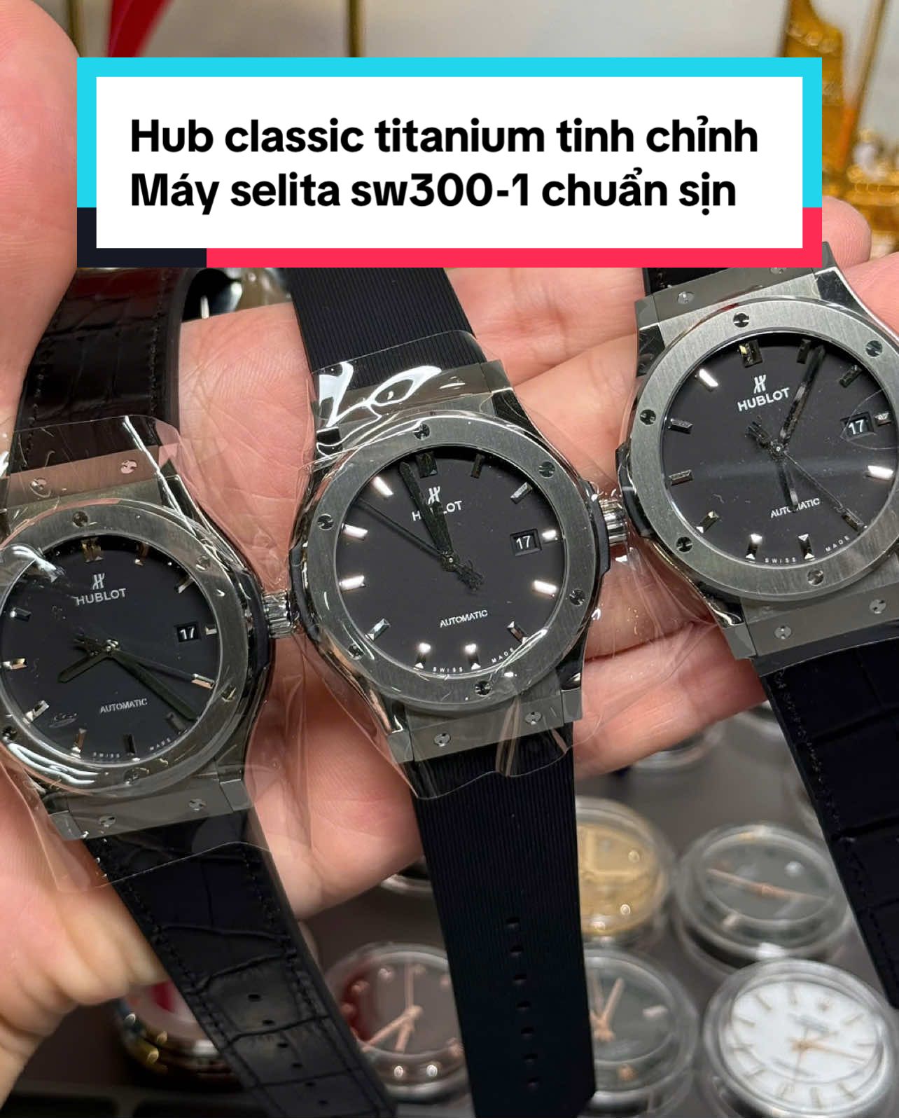 Siêu phẩm nâng cấp đồng bộ chuẩn Au từ trọng lượng vỏ titanium trang bị lõi máy sw300-1 độ quyền đẹp nhất thị trường #donghochetac #Xuhuong #Bestquality #watchluxury #Hoadongho 