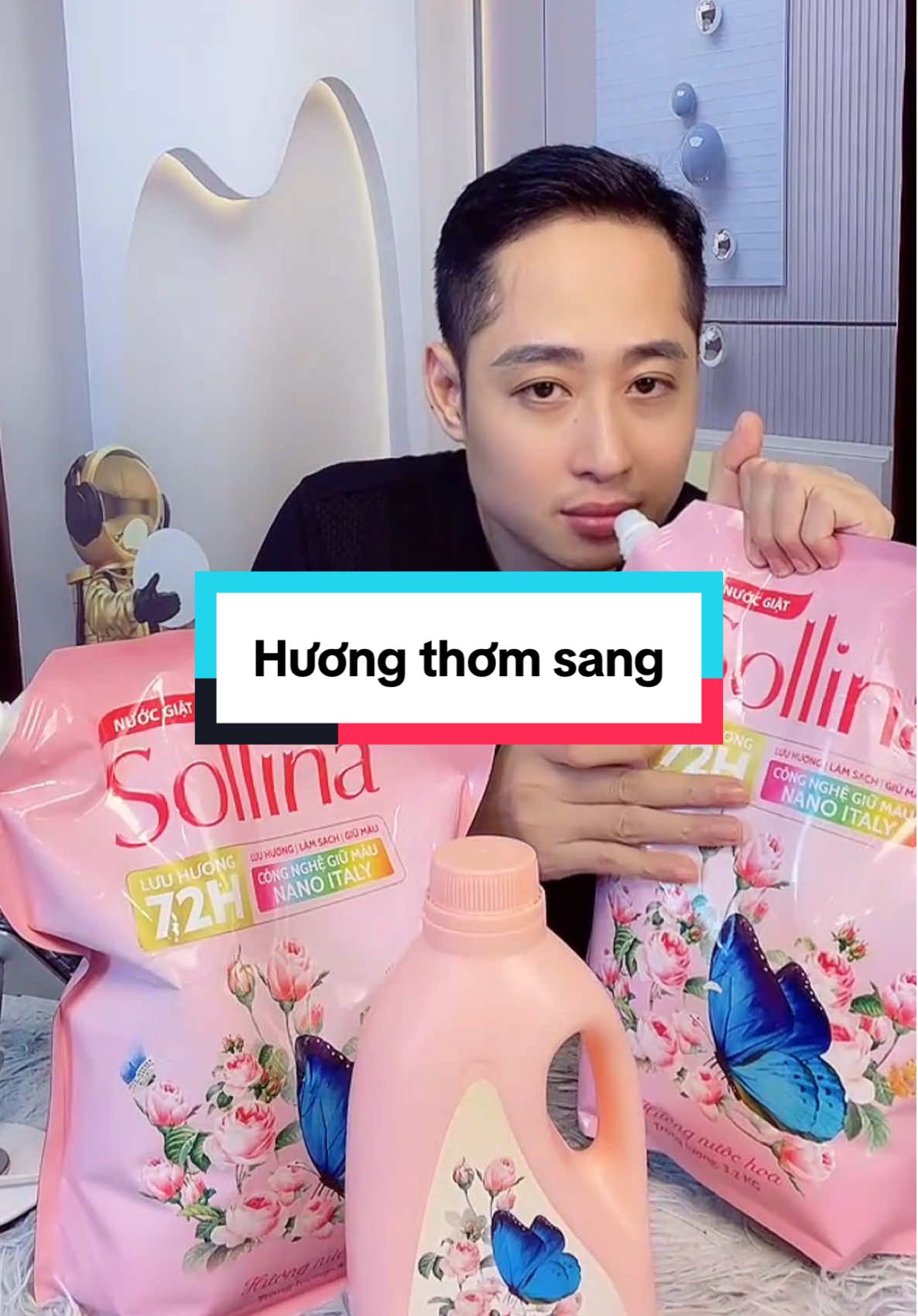 7.4kg nước giặt Sollina #xuhuong #xuhuongtiktok #nguyenmanhhung #nuocgiatxa #nuocgiatsollina 