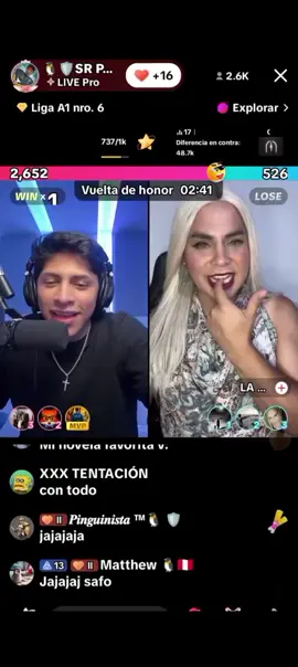 sr Pulseras y La Lengua 😛 Reto besó 😘😘💋💋#@🐧🛡️SR PULSERA™ 🐧🛡️⭐️ #@LA LENGUA🐍 #show #entretenimiento #viral_video 