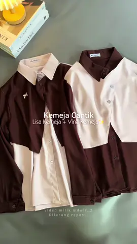Kemeja rompi @Dexalove Collection  gk pernah gagal weh perpaduan warnanya cantik bestseller bgt sih lisa kemeja dan vina kemeja ini🥰😍  #fyppppppppppppppppppppppp #fypシ゚ #kemeja #atasanwanita #bajumurah 