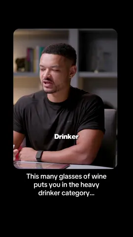 This many glasses of wine puts you in the heavy drinker category…. #drinking #drinker #wine #podcast #diaryofaceo #interview 