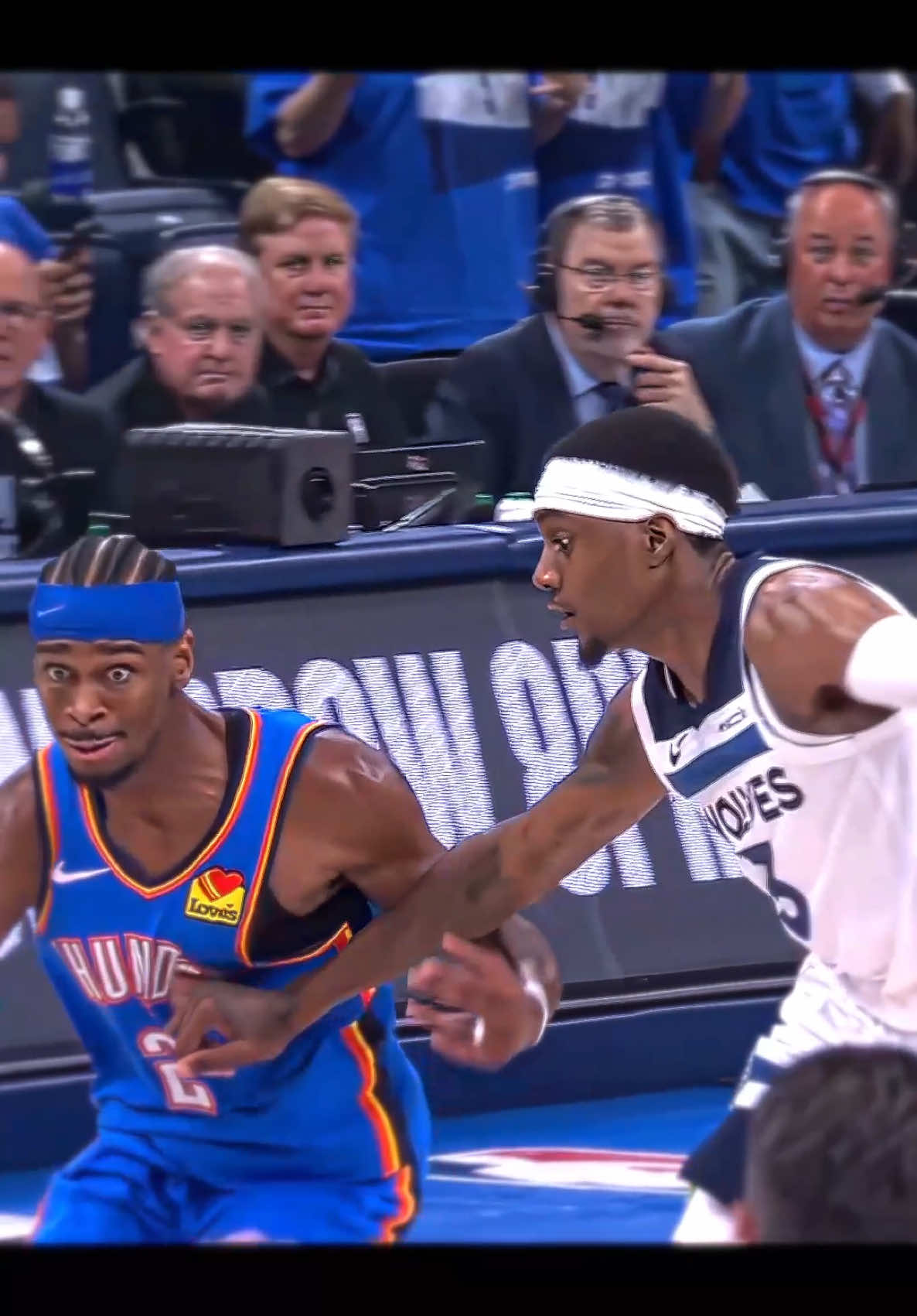 McDaniels already had ENOUGH of SGA 😂 #NBA#basketball#edit#viral#foryou#fyp 