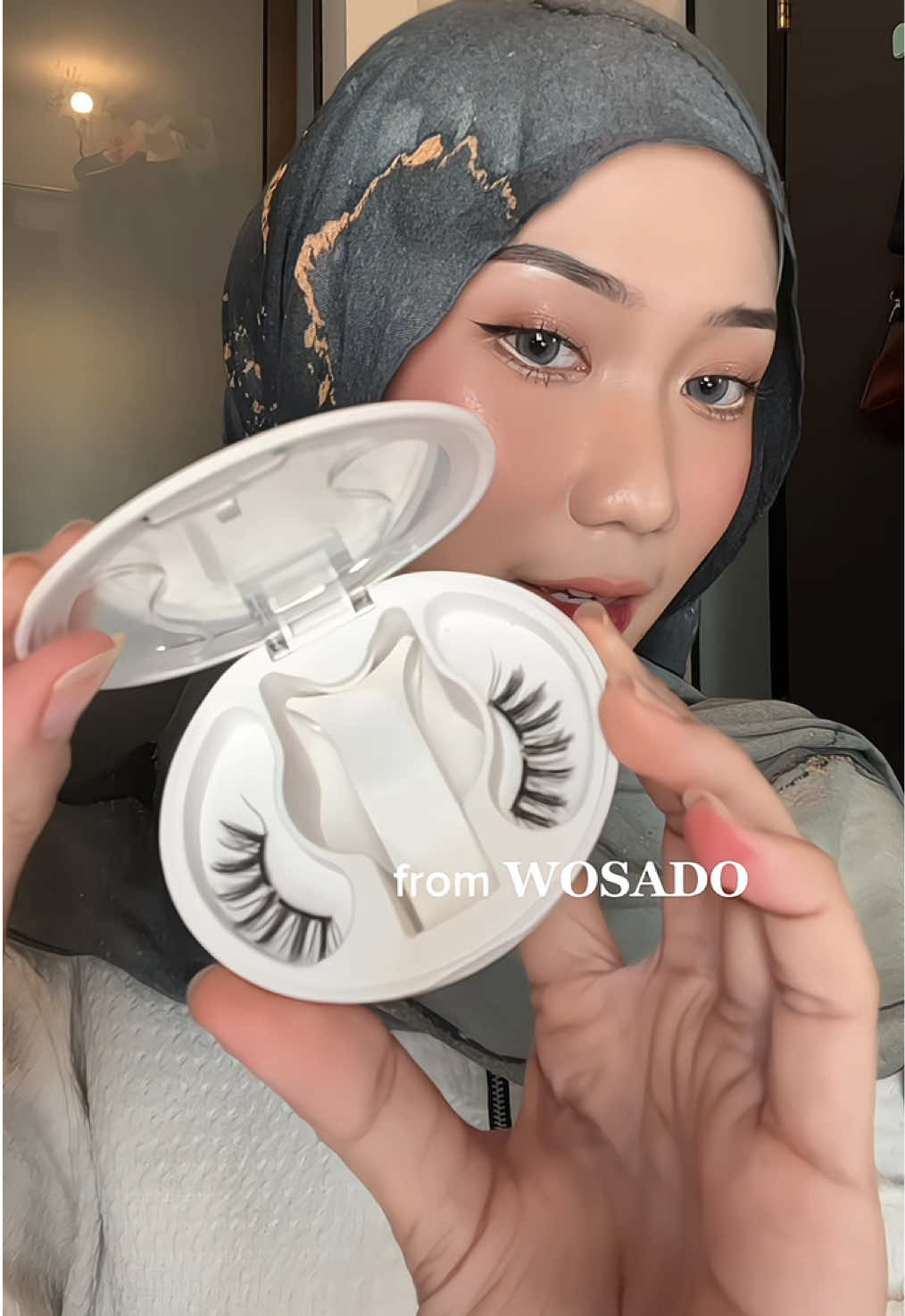 ini bulumata yg mnurut aku lebih cepet dibanding pake individual lashes! easy to use✨ #magneticlashes 