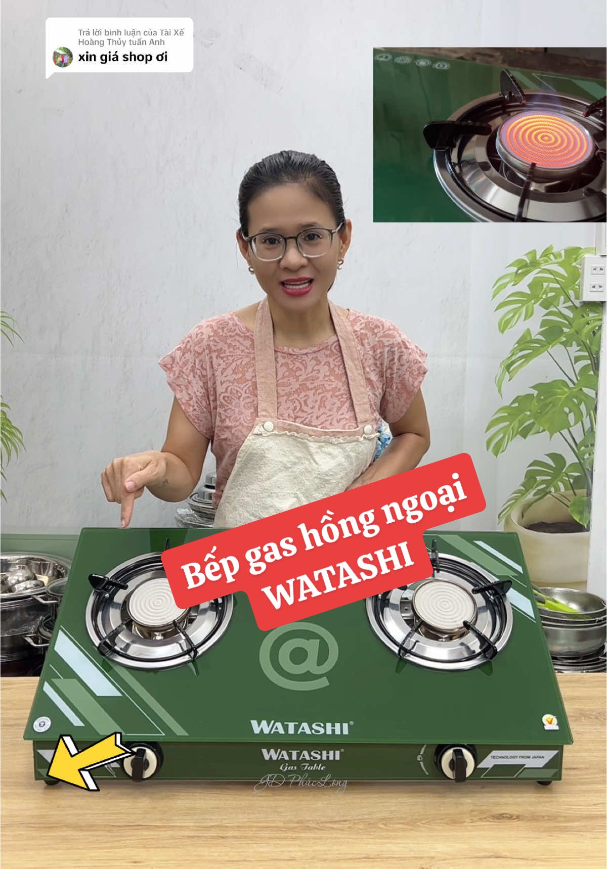 Trả lời @Tài Xế Hoàng Thủy tuấn Anh Bếp gas hồng ngoại Watashi, tiết kiệm gas #giadungtienich #nhabep #saleluongve #giadungphuclong #bepgas #bepga #bepgashongngoai #bepgaswatashi #watashi 