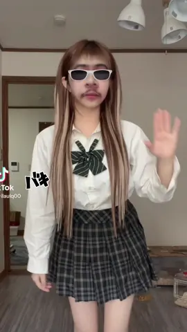 めっちゃ久しぶりに制服着てみた#制服#fyp #06 #エクステ #jk 