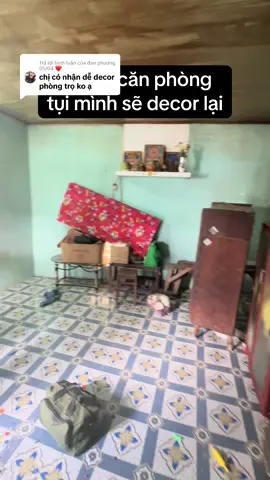 Trả lời @đan phương 05/04 ❤ dạ em có nhận deco phòng trọ ạ #Tiênơtrọchơitiktock #xuhuong #cảitạolạinhàcũ 