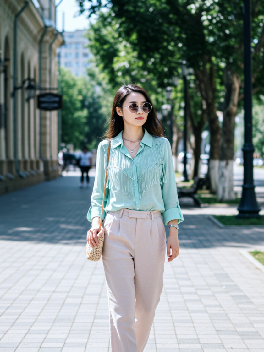 [OOTD_AI] “The latest local fashion trends in 🇰🇿 Almaty, Kazakhstan, as of today, 2025.” #outfit #fashion #style #OOTD 