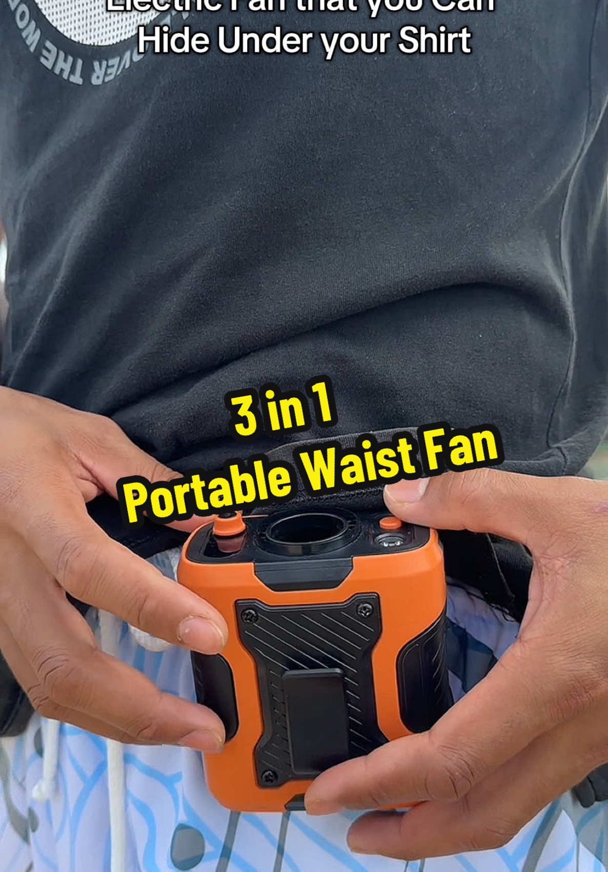 May Charger kana May Ilaw ka pa. #waistfan #rechargeablewaistfan #portablefan #waistfanwithpowerbankandlight #waistfanrecommendation #powerbankrecommendation #emergencylightrecommendation #3in1waistfan #turbofan  