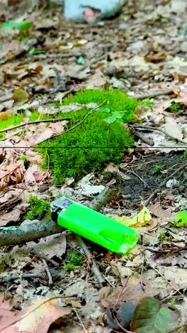 Ep 185 - Bushcraft Skills Fire from a broken lighter 🔥 #bushcraft #survival #Outdoors #camping #fire 