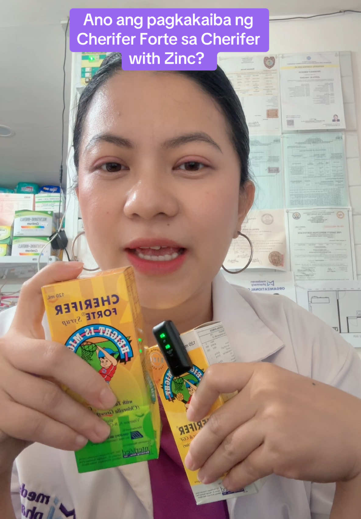 Ano ang pagkakaiba ng Cherifer Forte sa Cherifer with Zinc syrup? #cherifer #growthsupplements #growthenhancer #pampatangkad 