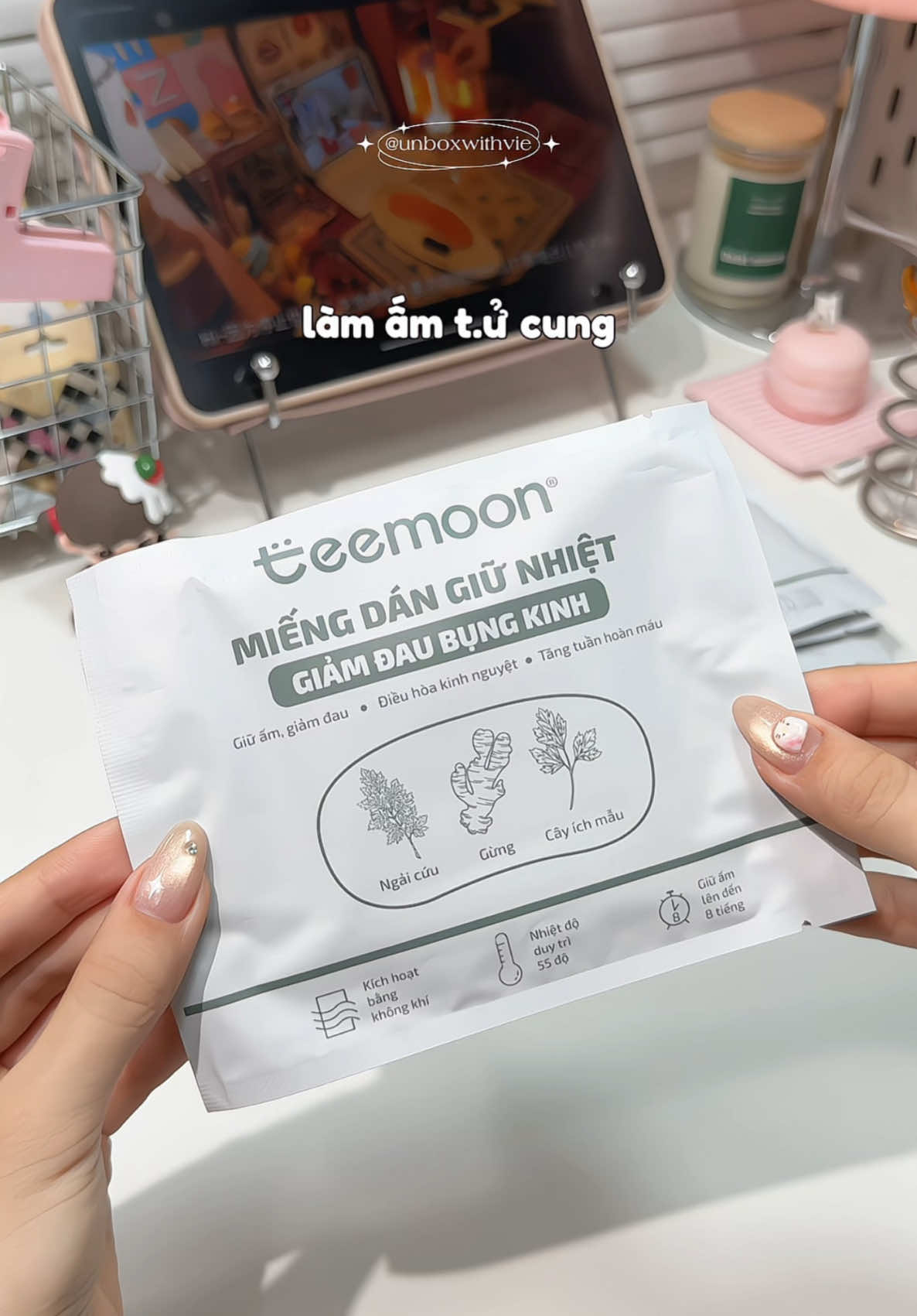 Chân ái của tui đó mấy bà, từ khi biết đến em nó thì kì “dâu” của tuii nhẹ nhàng lắm #review #unboxwithvie #xuhuong #xuhuongtiktok ##viral #xh #miengdangiunhiet #teemoon #miengdangiamdaubungkinh #daubungkinh #muataitiktok #suckhoe #health 