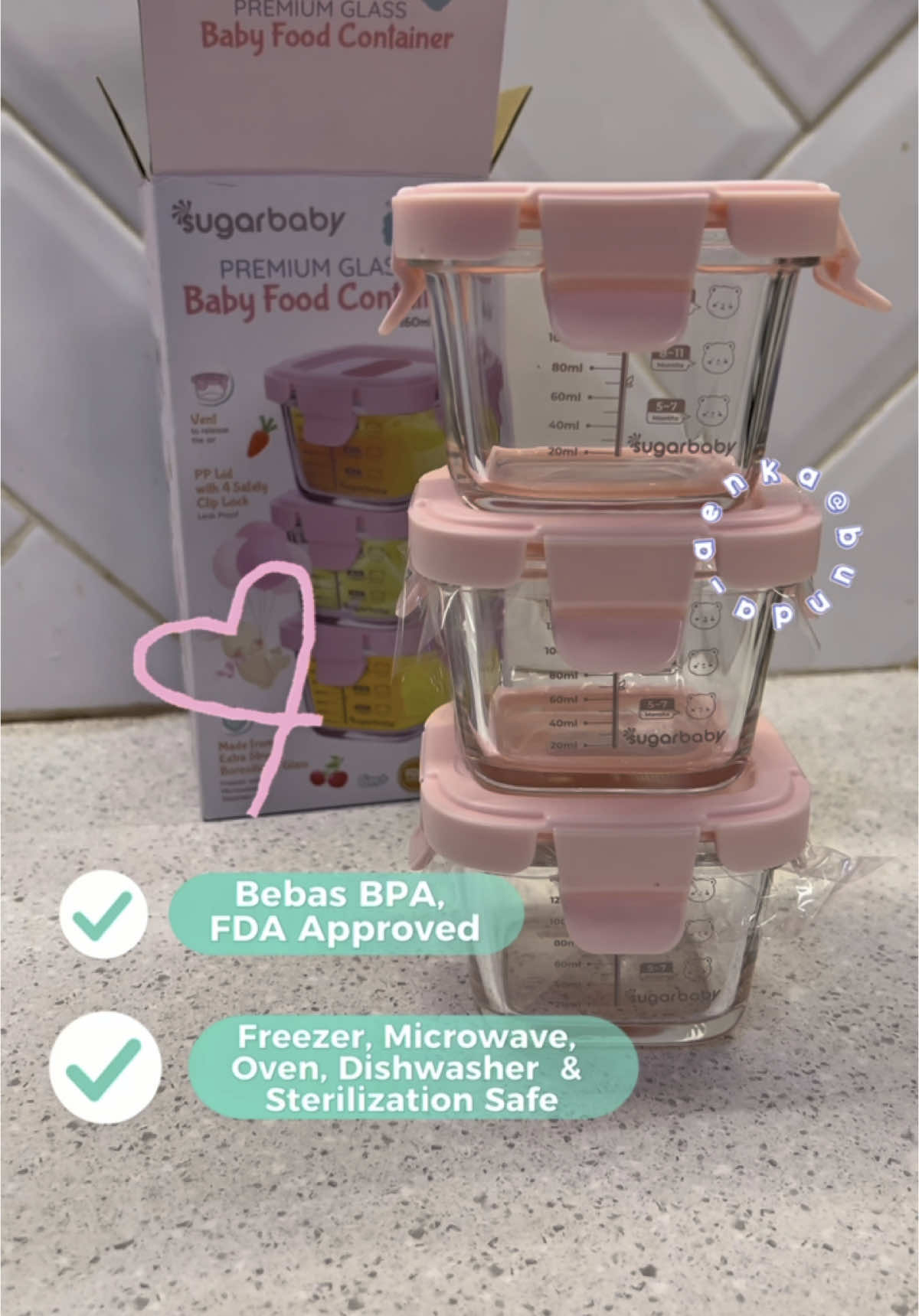 Minggu depan Mpasi, udah mulai nyicil printilan niih..  #mpasi #printilanmpasi #containerbabyfood #babycontainers #sugarbaby #wadahmpasi 