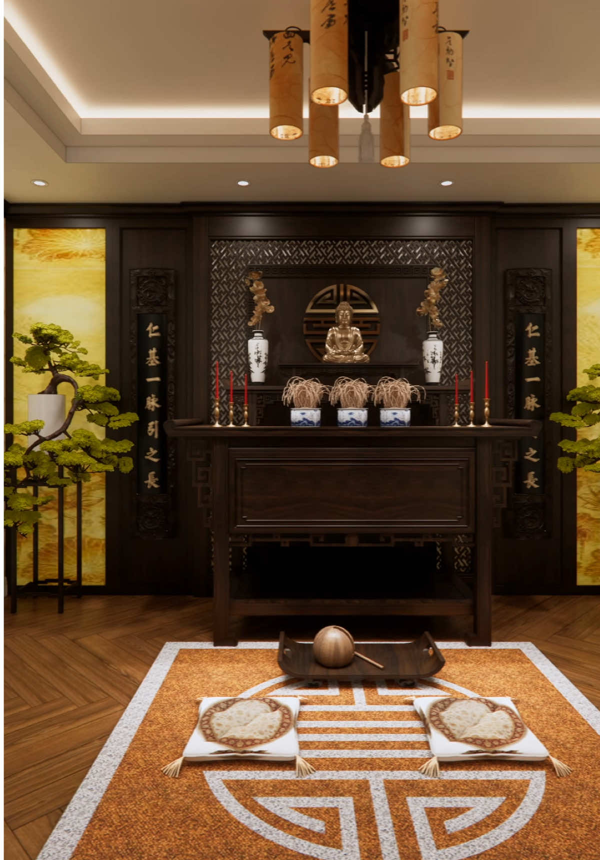 Thiết kế thi công phòng thờ. Nội thất Sông Thương thiết kế thi công Nội thất full căn. Zl em tư vấn: 0972.223.723 #thietkenoithat #thicongnoithat #noithatsongthuong #xuhuongnoithat #noithathiendai 