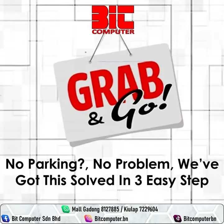 Hard To Find Parking, No Worries, We Have The Solution With 3 Simple Steps. Follow us for more 😊 #bitcomputer #brunei #bruneitiktok #fypage #fypシ゚viral #bruneiviral Visit US 😊 --- THE MALL GADONG BRANCH --- 📍 Unit 2, 3rd Floor, Cineplex, The Mall, Gadong 📞 2425879/8127885 (Whatsapp) 🕙 11:00AM - 9:00PM (Daily) 🕙 2:00PM - 10:00PM (Friday) . -- KIULAP BRANCH --- 📍 Unit A9, Urairah Complex, Kiulap 📞 2231923/7229604 (Whatsapp) 🕘 9:00AM - 6:30PM  MF