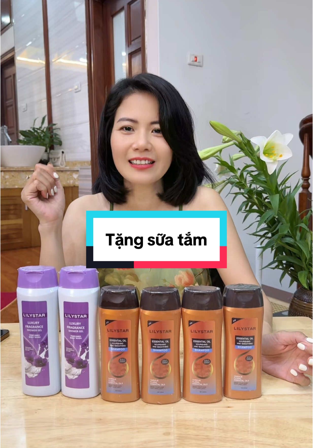 Trả lời @Phạm Thu Trang combo Tắm gội Lilystar #nguyetviettel #tiktokshop #daugoi 