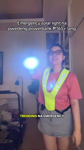 Dapat handa tayo pag nagbrownout lalo na sa tag ulan. 😊 no need gumastis ng mahal para magka emergency solar light kayo. ❤️ Disclaimer: the price of the product may change due to seller’s decision  #emergencylight #emergencysolarlight #solarlights #solarlight 