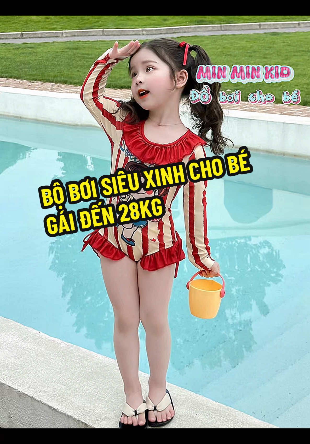 BỘ BƠI BODY SIÊU XINH CHO BÉ MỚI CẬP BẾN NHÀ MINMINKID 🔥❤️ #minminkid#thoitrangtreem#doboichobe#doboibegai#doboibegaixinh#dodibien#doboimevabe#doboi#dohechobe 