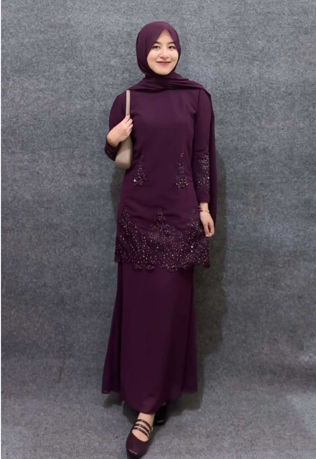 Cantik banget buat kondangan 😻 #bajukurung #bajumelayu #melayu 