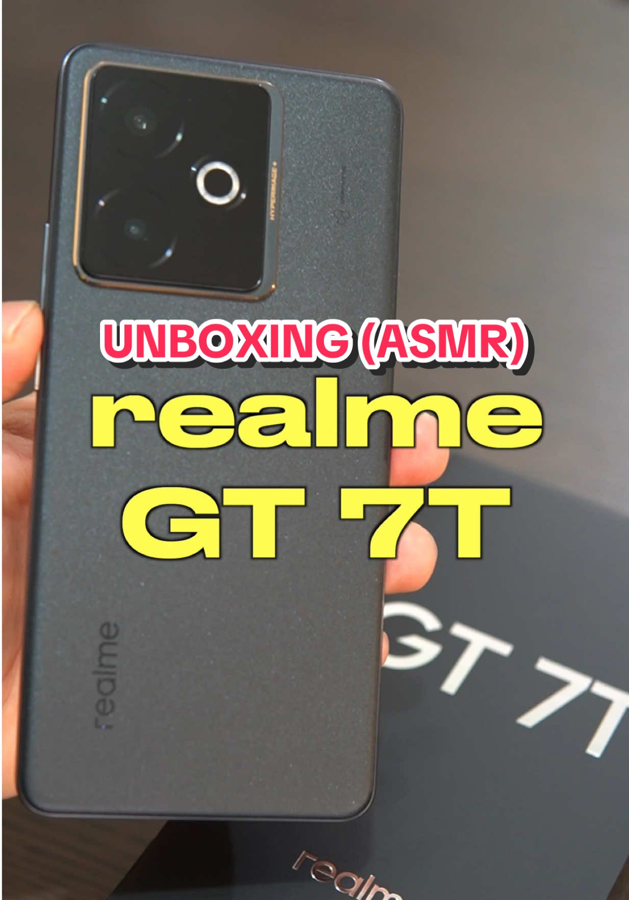 realme GT 7T Unboxing (ASMR) + Mobile Gaming Test #realmeGT7T #realmeGT7Series