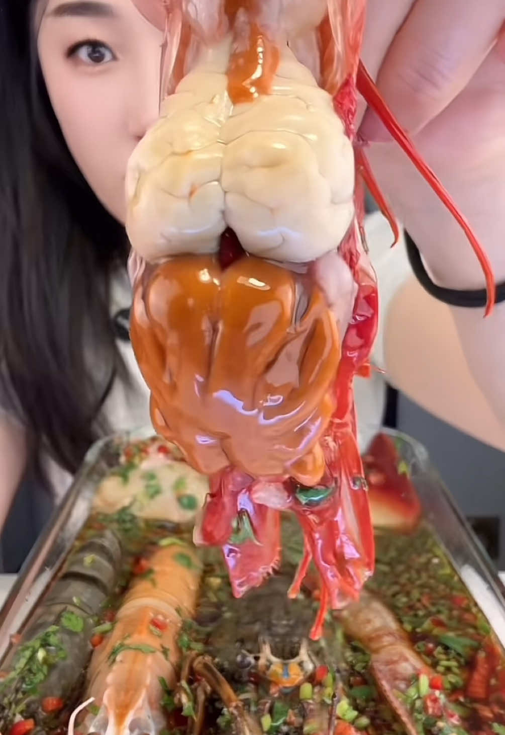 Shrimps 🦐🦞#seafood #spicy #delicious #yum #FoodLover #food #eatingshow #Foodie #asmr #viral #trending #viraltiktok #yummy #trend #foodtiktok #seafoodlover #hottrend #eat #shrimp #raw #🦐 