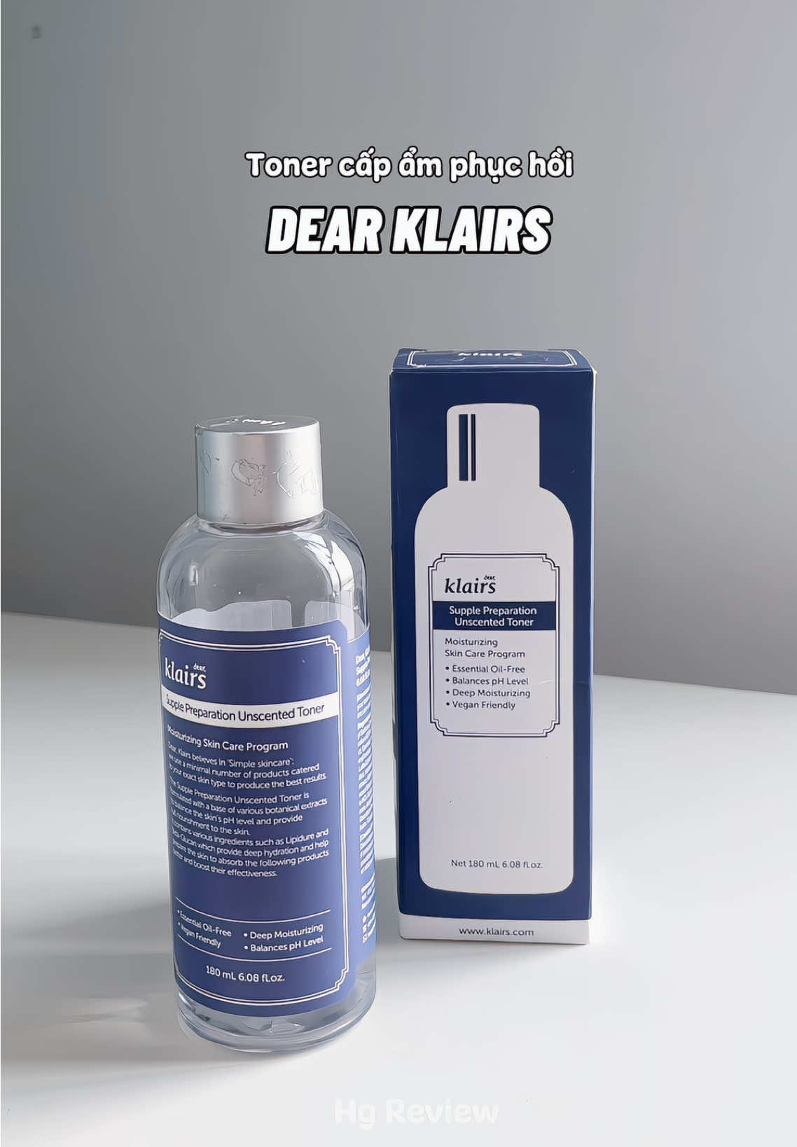 Toner quốc dân cấp ẩm phục hồi cho mấy bà da nhạy cảm, da yếu nè 💦 #xuhuong #xuhuongtiktok #trend #trending #viral #review #skincare #skincareroutine #hasaki #hgreview #toner #tonerdearklairs #tonerklairs #tonerklairskhongmui #nuochoahong #klairs #klairsvietnam 