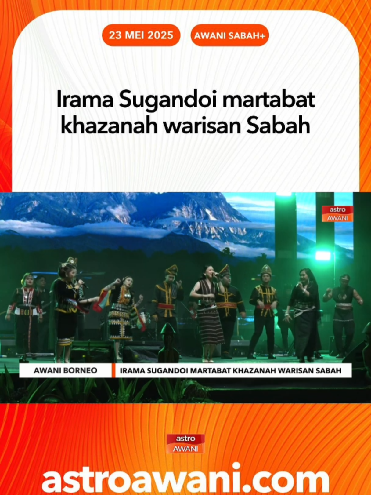 Sugandoi, petandingan nyanyian tradisi adalah antara nadi utama dalam Pesta Kaamatan yang berperanan memelihara lagu-lagu rakyat yang mengangkat bahasa ibunda yang kian terpinggir. Nantikan AWANI Sabah+ setiap Khamis dan Jumaat jam 8.25 malam di semua platform Astro AWANI.  #AWANISabah+ #AWANInews