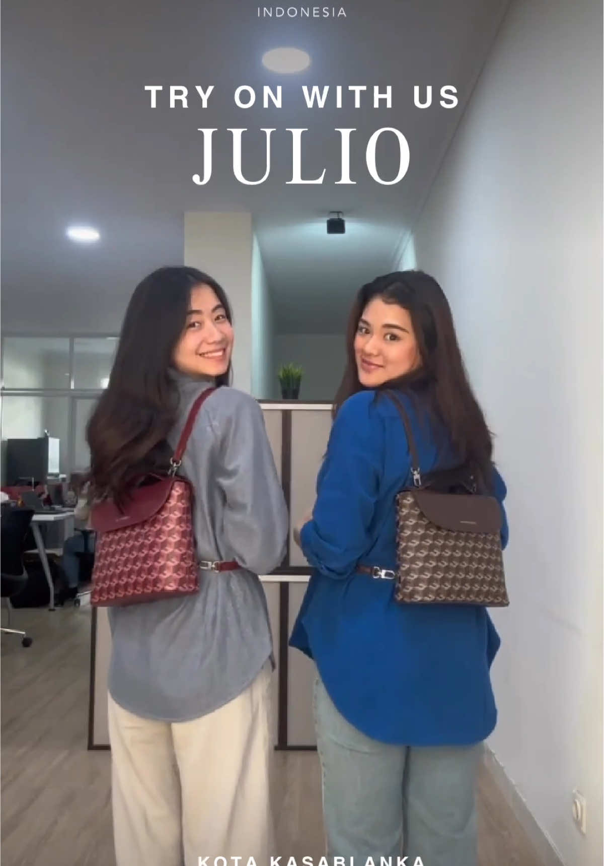 Hands-free, hassle-free 🙌 Julio's got my back! 💼💖 #ChristyNg #ChristyNgIndonesia #fyp 