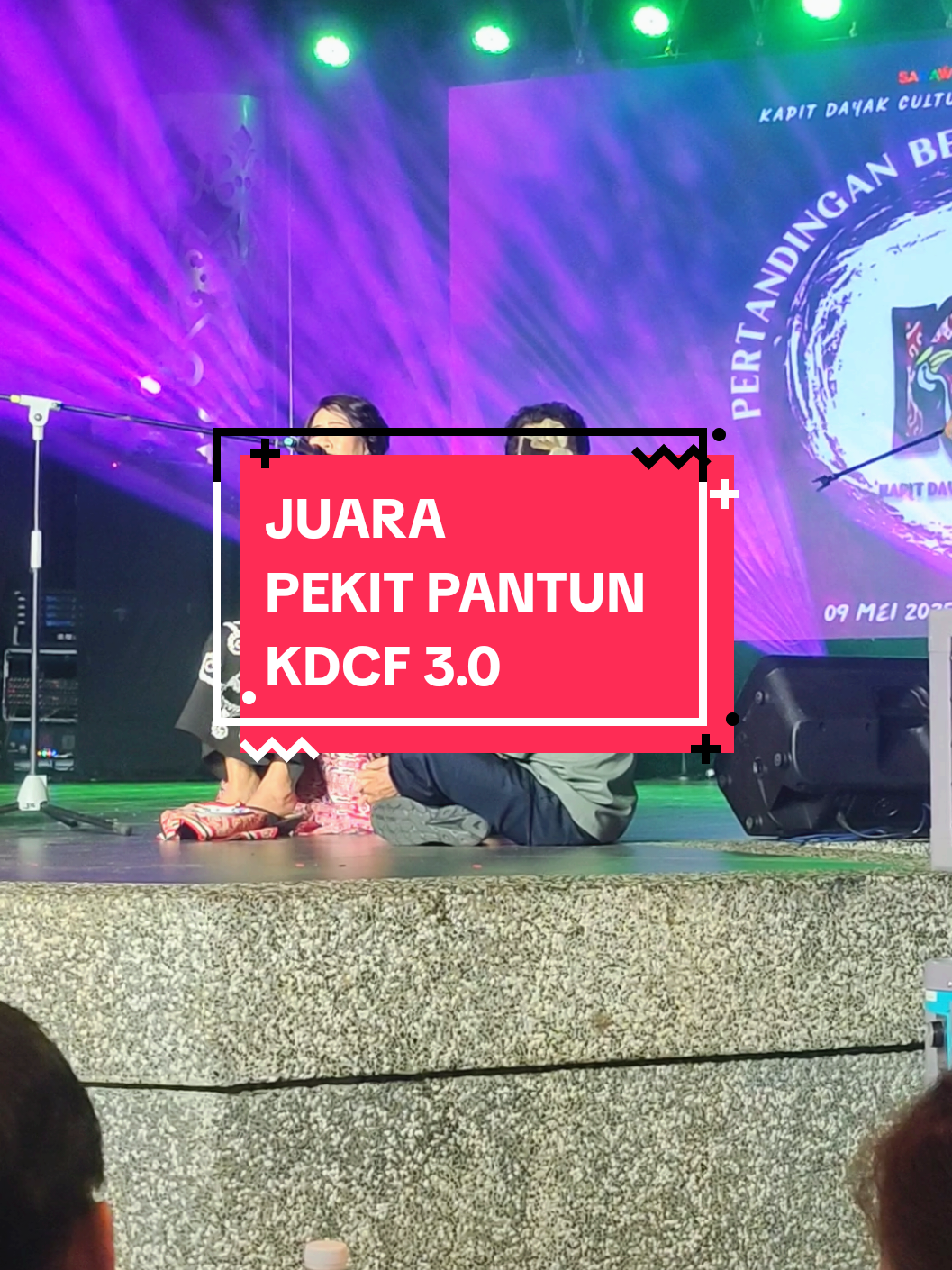 JUARA PANTUN KDCF 3.0 NAMA : GURUN ANAK LEGAN ASAL : SEKEROH, OYAN KAPIT #kdcf #kapit #kapittownsquare #2025 #pantunibankapit 