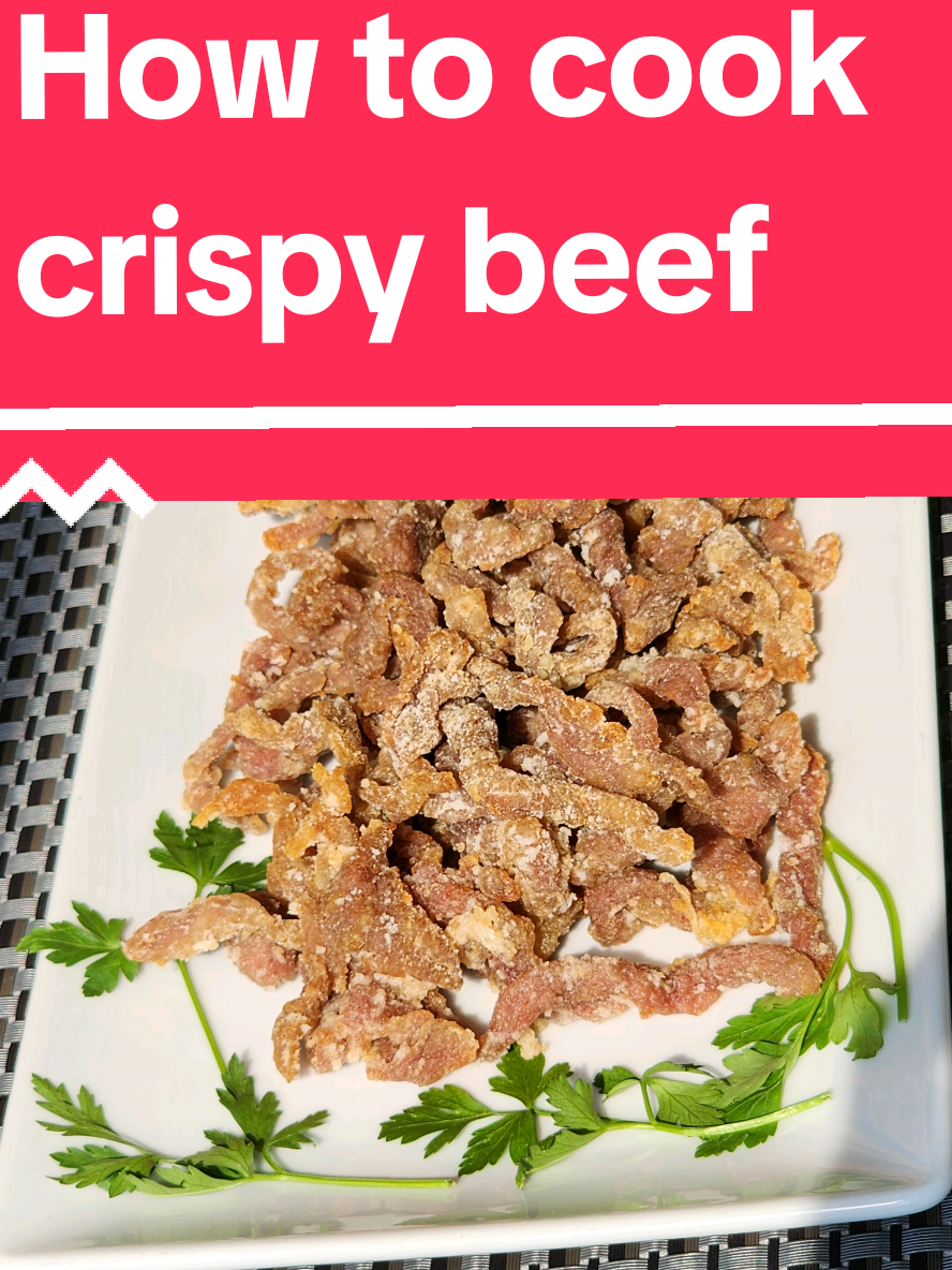 How to cook crispy beef #crispybeef  #howtocookcrispybeef  #beef  #beefdishes  #chinesefood  #learntocook 