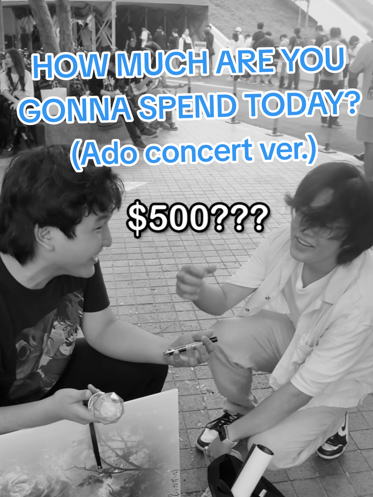 The true merch were the friends we made along the way... What Ado merch are you looking at? #ado #adomemes #adomeme #adohibanaconcert #adohibanatour2025 #adohibanatour #adohibana #howmuchareyouspending #howmuchareyougoingtospend 