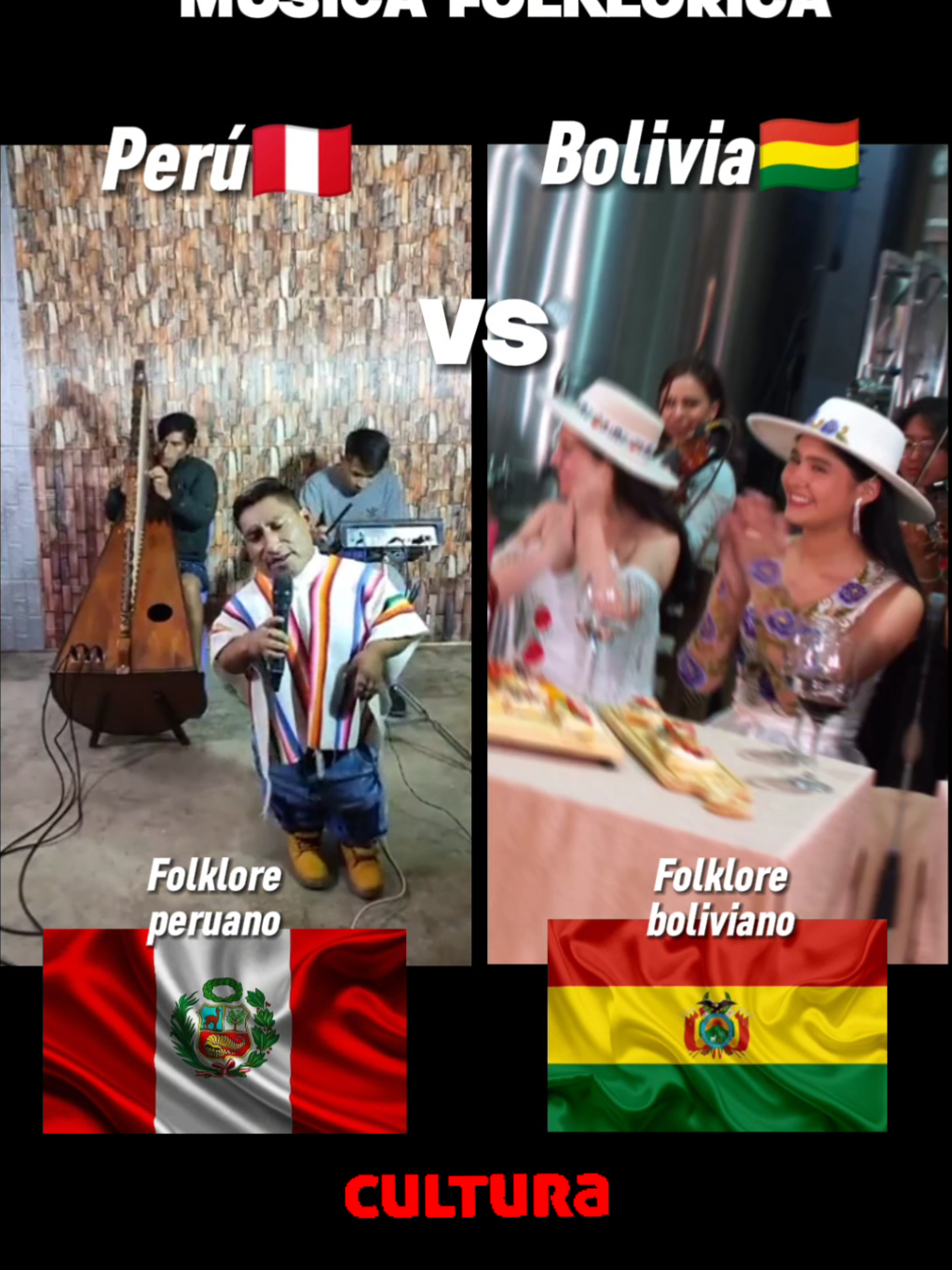 MÚSICA FOLKLÓRICA:  Perú🇵🇪 VS Bolivia🇧🇴 Viva América Latina con su identidad propia. #tik_tok #musica #musicaflolklorica #cultura #tarija🇮🇩 #folklore #bolivia🇧🇴 #lapaz_bolivia🇧🇴 #cochabamba_bolivia🇧🇴 #santacruzdelasierra🇳🇬 #sucrebolivia🇧🇴 #peru🇵🇪 #limaperu🇵🇪 #trujillo #cusco #puno #arequipa #huancayo #argentina #chile #ecuador🇪🇨 #colombia #paraguay🇵🇾 #mexico🇲🇽 #brasil🇧🇷 #paratii 