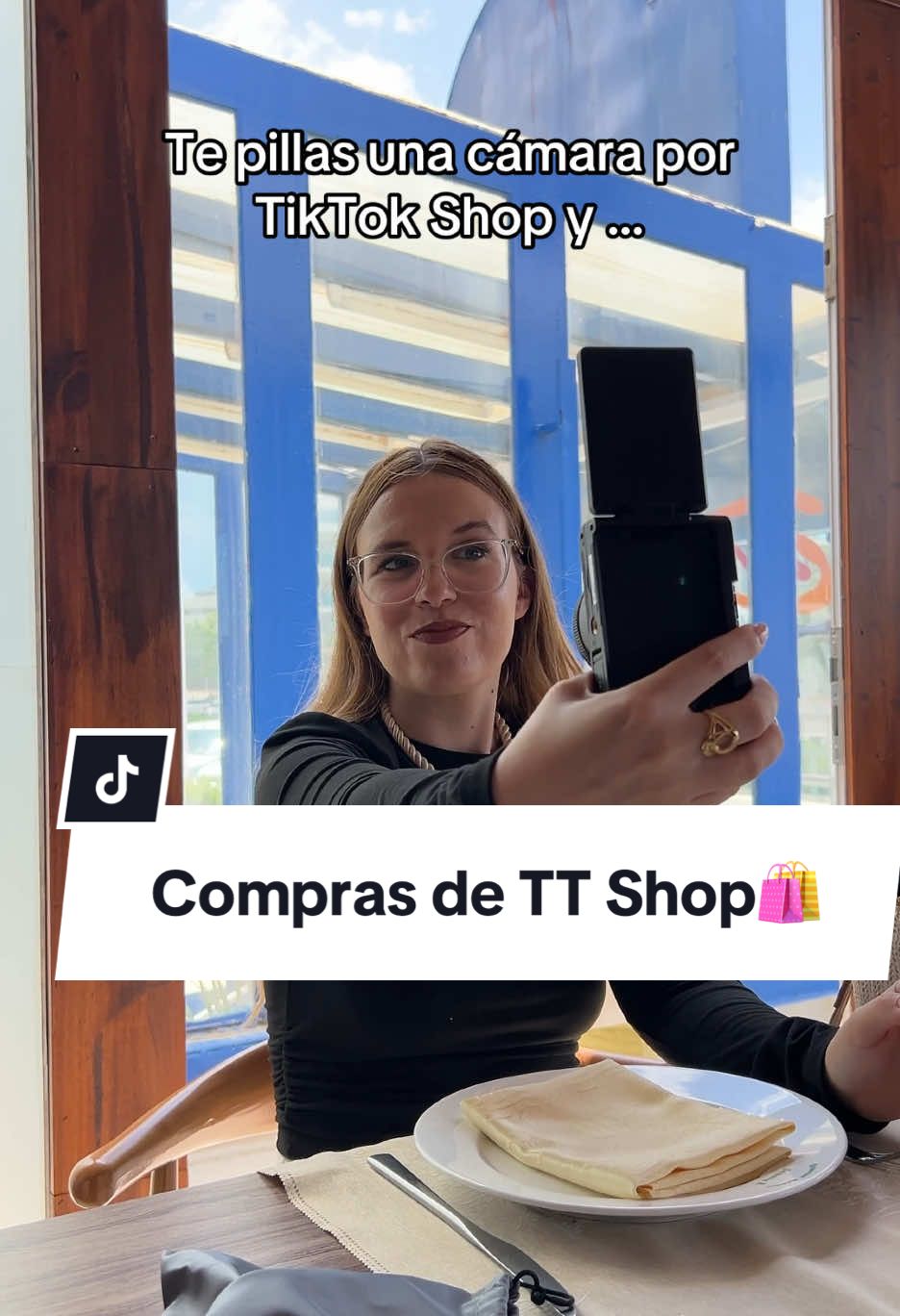 Tenéis link directo en la cesta naranja aquí arriba⬆️ BTW ya he encontrado la galería y QUE FOTONES HECHA!!😍 #tiktok #tiktokshop #camaraconpantallaselfie #4k #camaraparavlogs 