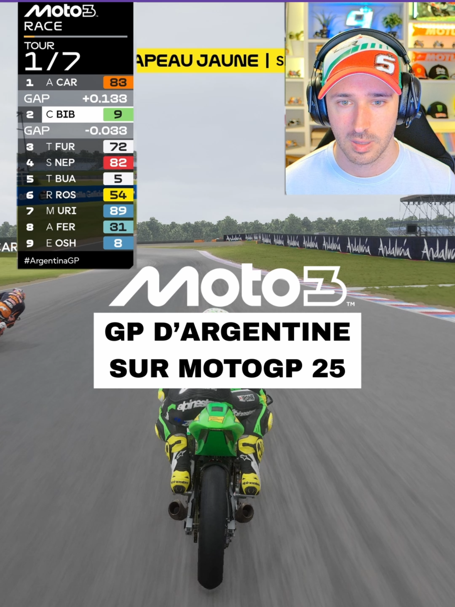 Twitch: Captain Bibi_Tv Carrière S01-E02 #Moto3 GP d'Argentine sur #MotoGP25
