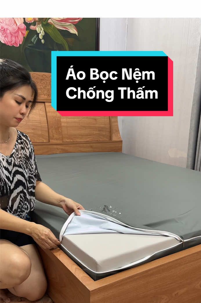 Áo Bọc Nệm Chống Thấm #aobocnem #aobocchongtham #chongtham #chongthamnuoc #aoboc #namphatbedding #fyp #viral #sale 