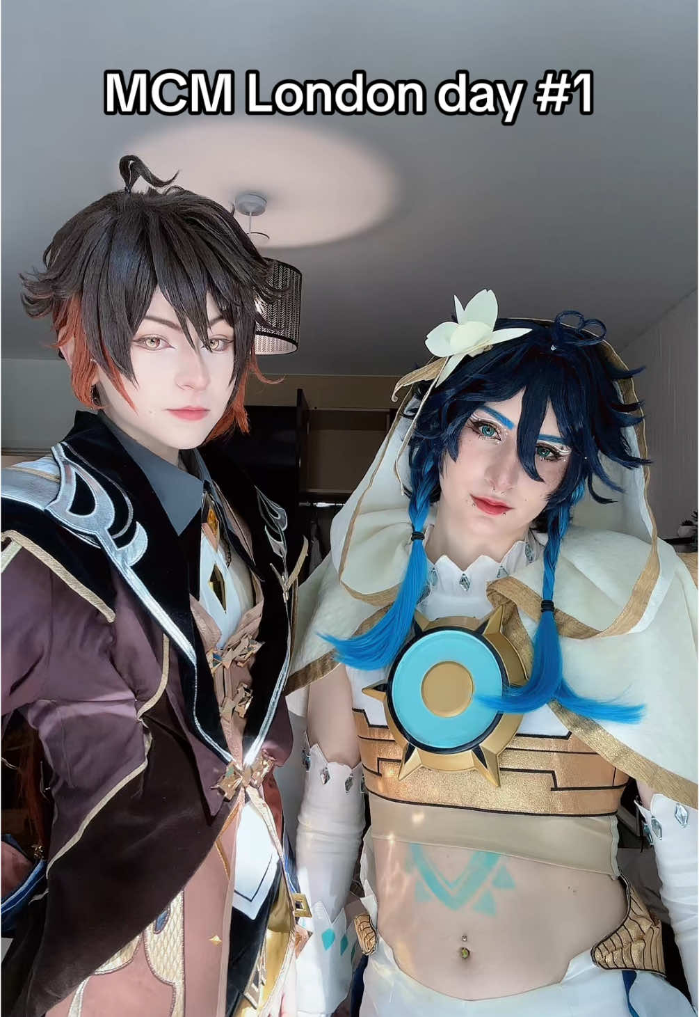 ready for day 1! who’s gonna be there? #zhongli #venticosplay #ventigenshinimpact #zhonglicosplay #mcmlondon #comiccon #genshincosplay #london #archon #mcmlondon2025 #fyppp #foruyou @♢𝐚𝐬𝐫𝐚♢ 
