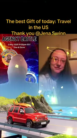 One of the best Gifts in my LIVE. Thank you, Jena Swinn! For your support to my content.@Jena Swinn #tiktoklive #livehighlights #livegift #travelintheus 